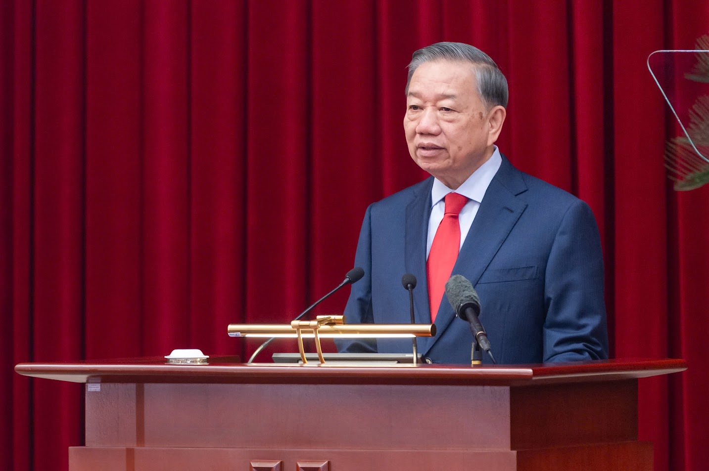 Phát biểu của Tổng Bí thư, Chủ tịch nước Tô Lâm bế mạc Hội nghị Trung ương 4- Ảnh 1.