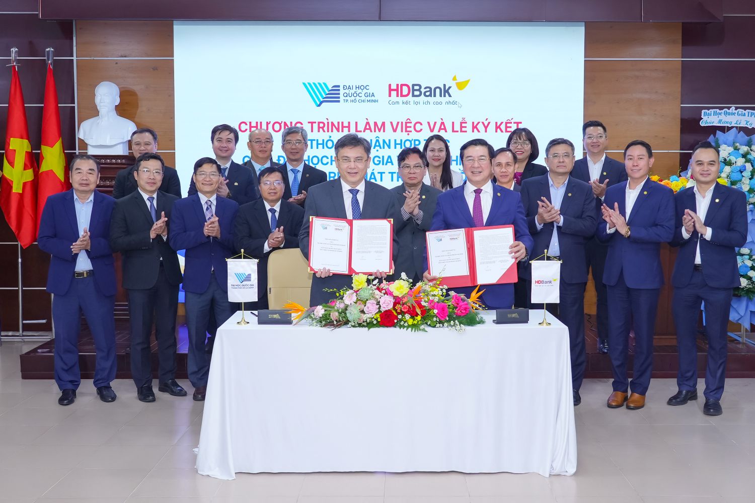 Lễ ký kết HDBank và Đại học Quốc gia TPHCM (ĐHQG TPHCM)
