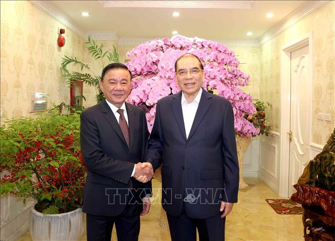 Thường trực Ban Bí thư Trần Cẩm Tú tri ân các đồng chí nguyên lãnh đạo Đảng, Nhà nước- Ảnh 1.