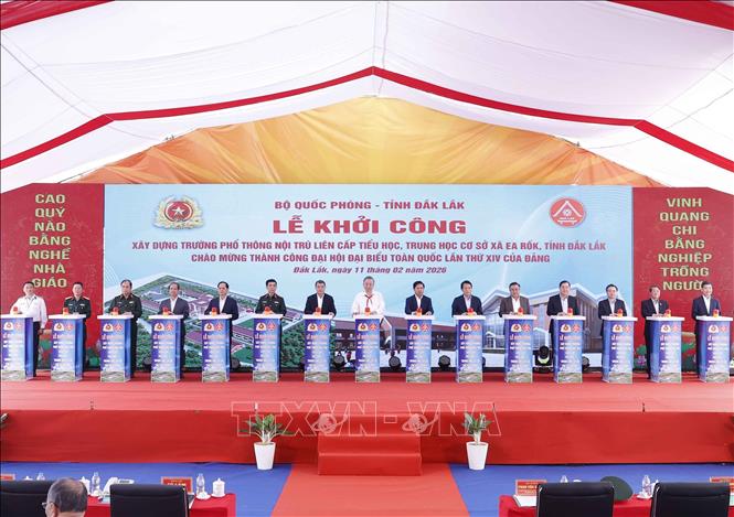 Tổng Bí thư Tô Lâm dự khởi công trường phổ thông nội trú tại xã Ea Rốk (Đắk Lắk)- Ảnh 2.