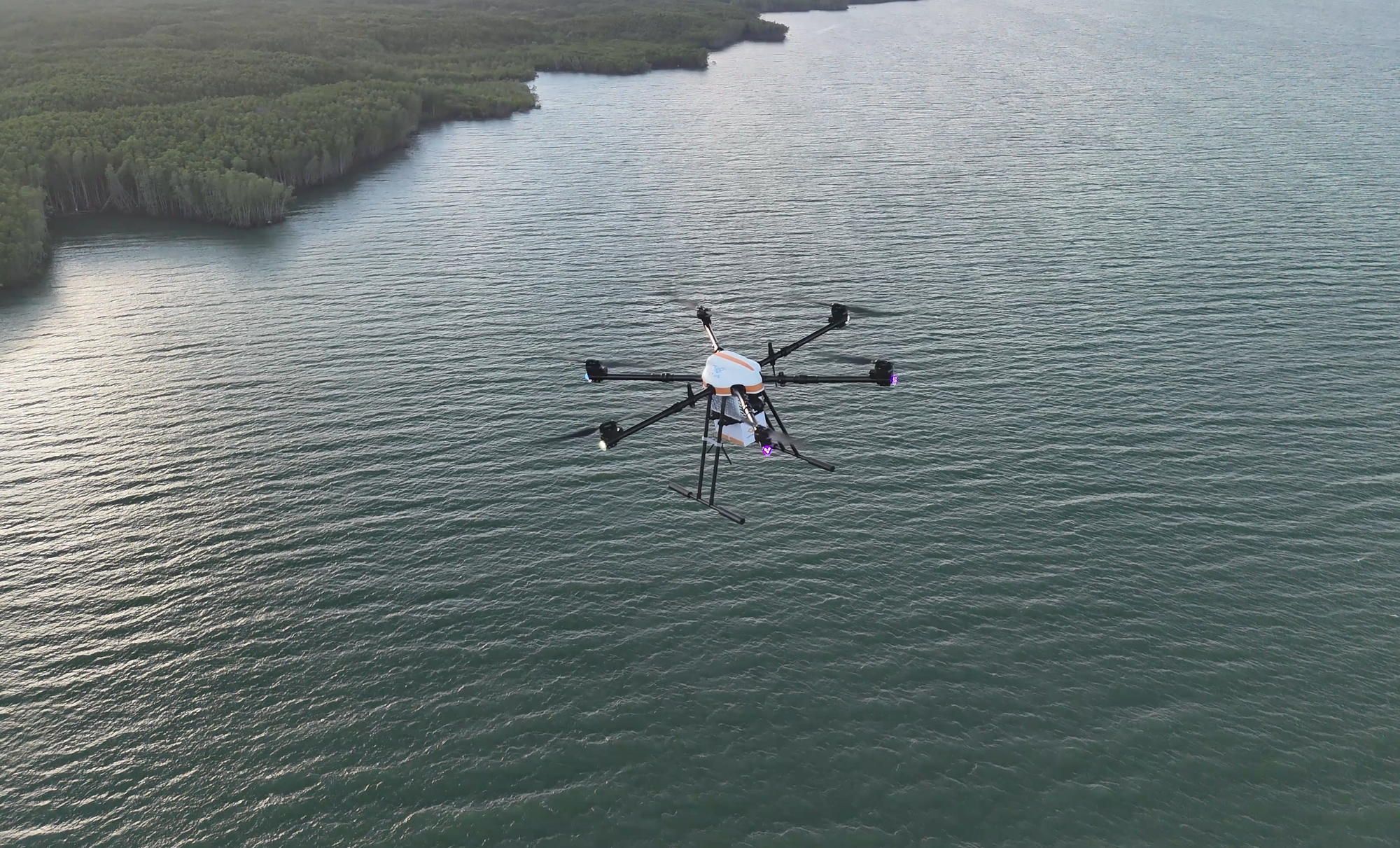 Thành phố đầu tiên ở ASEAN giao hàng vượt biển bằng UAV- Ảnh 4.