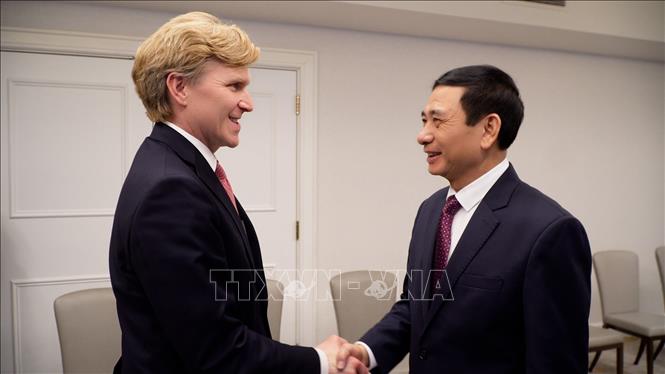 Đại tướng Phan Văn Giang tiếp Thứ trưởng thứ nhất Bộ Chiến tranh Hoa Kỳ- Ảnh 1.