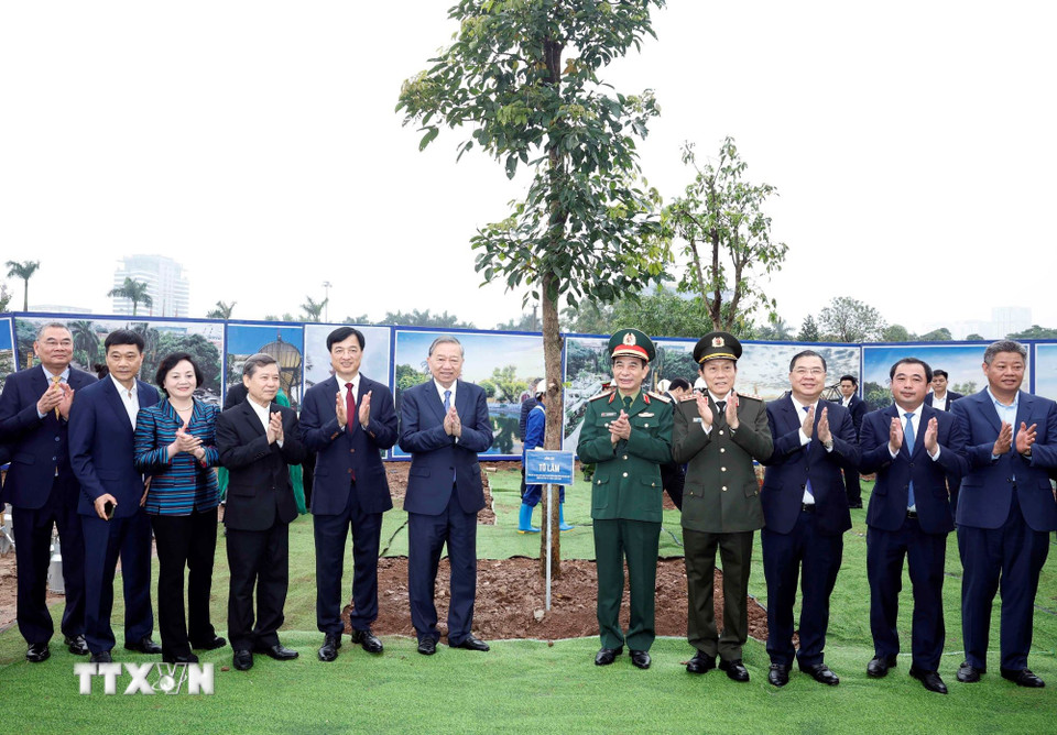 Tổng Bí thư Tô Lâm: Nuôi dưỡng tình yêu thiên nhiên trong mỗi người, nhất là thế hệ trẻ- Ảnh 5.