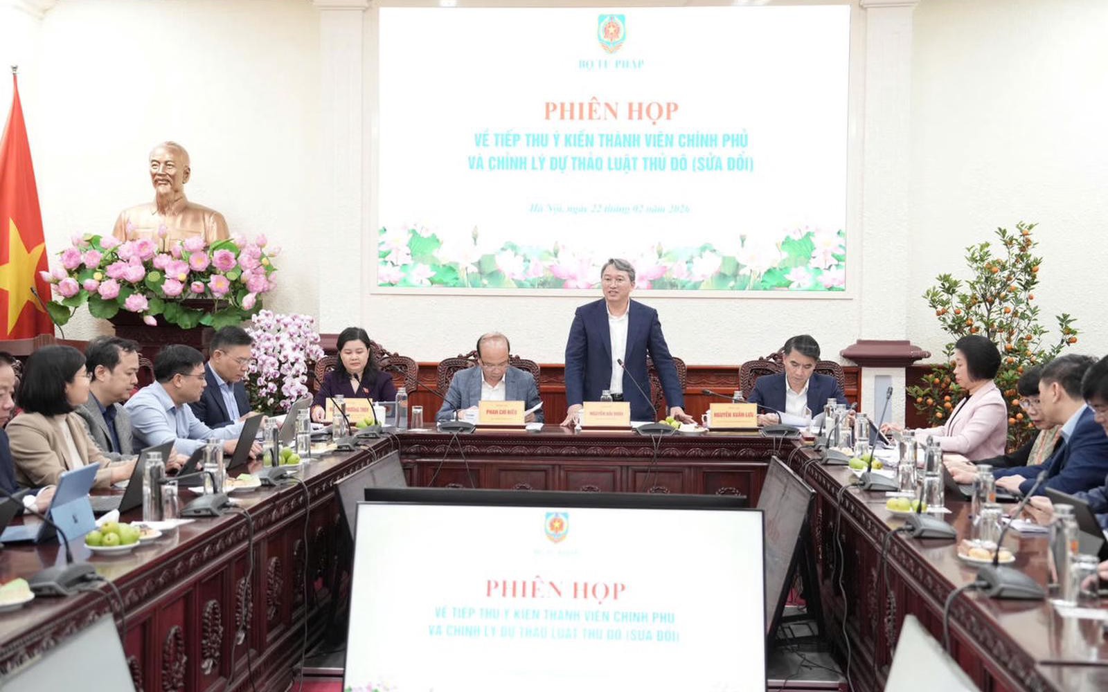 Cần tập trung cao độ cho việc tiếp thu, chỉnh lý dự án Luật Thủ đô (sửa đổi)