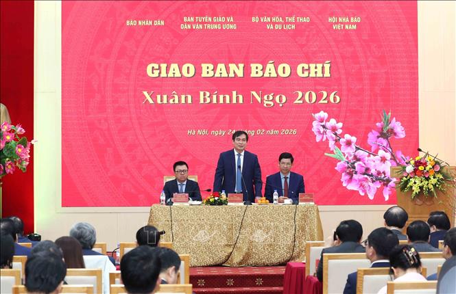 Hội nghị Giao ban báo chí đầu Xuân Bính Ngọ 2026