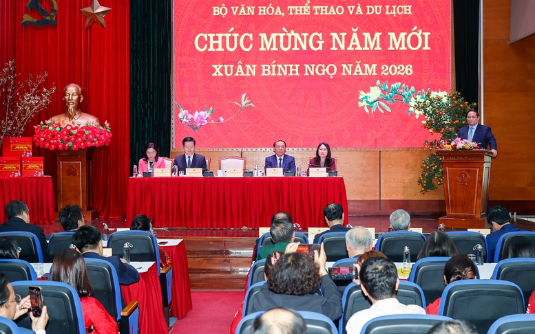 Thủ tướng Phạm Minh Chính thăm, làm việc với Bộ Văn hóa, Thể thao và Du lịch