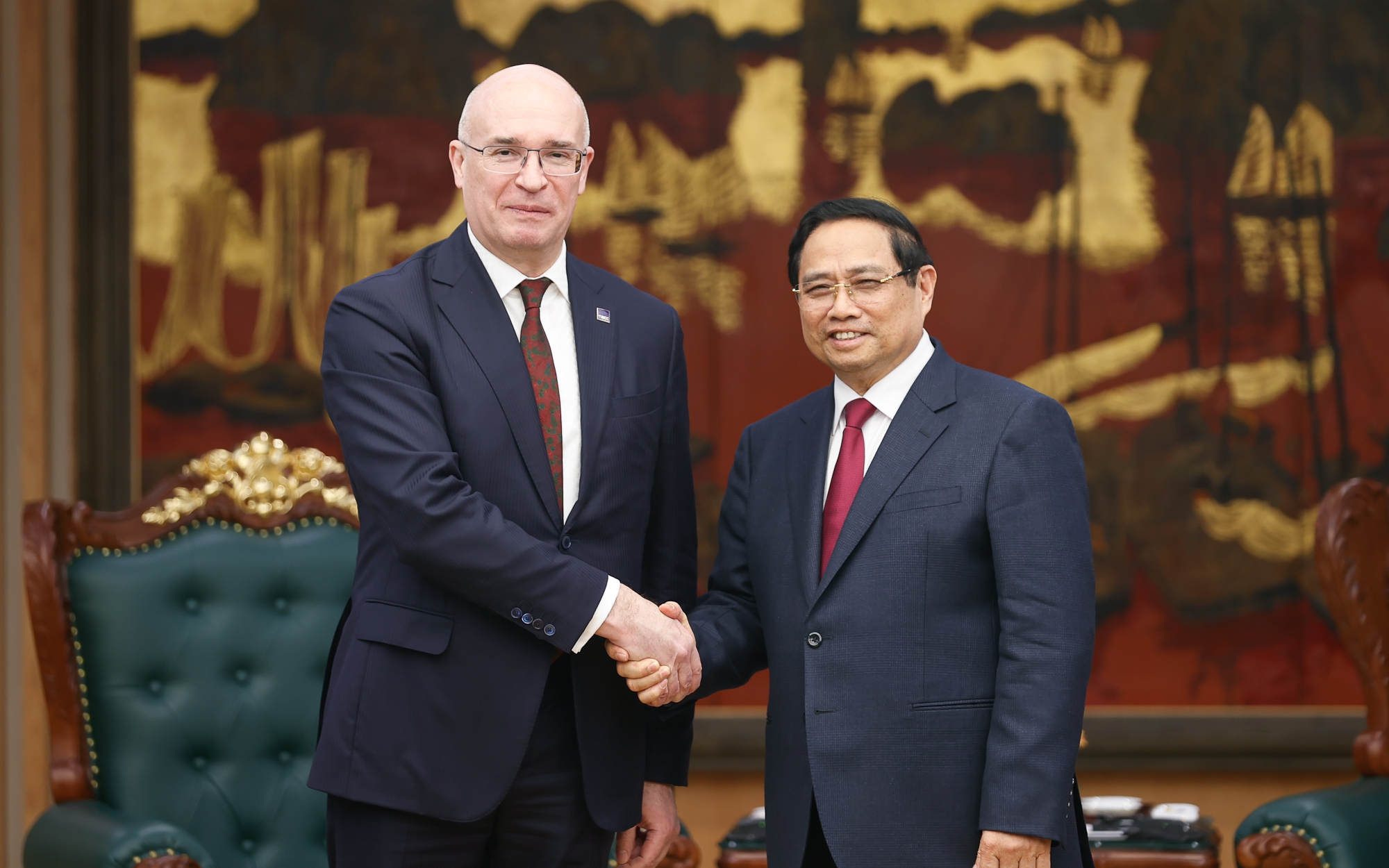 Thủ tướng tiếp Tổng Giám đốc Hãng Thông tấn TASS của Liên bang Nga