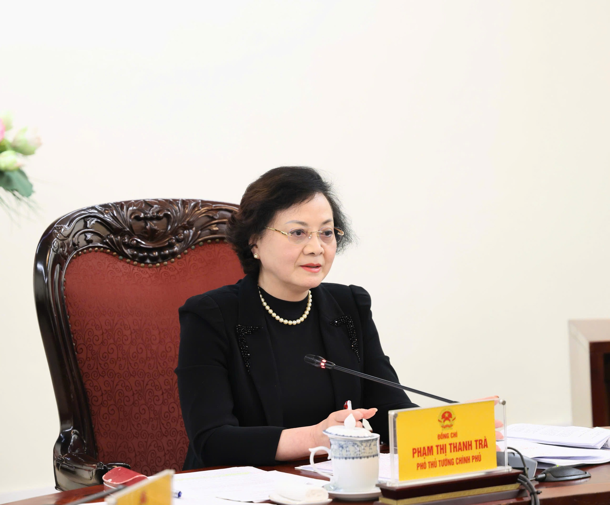 Phó Thủ tướng Phạm Thị Thanh Trà: Thiết kế cơ chế quản lý người đại diện vốn nhà nước theo tinh thần Nghị quyết 79- Ảnh 1. Phó Thủ tướng Phạm Thị Thanh Trà: Thiết kế cơ chế quản lý người đại diện vốn nhà nước theo tinh thần Nghị quyết 79- Ảnh 1.