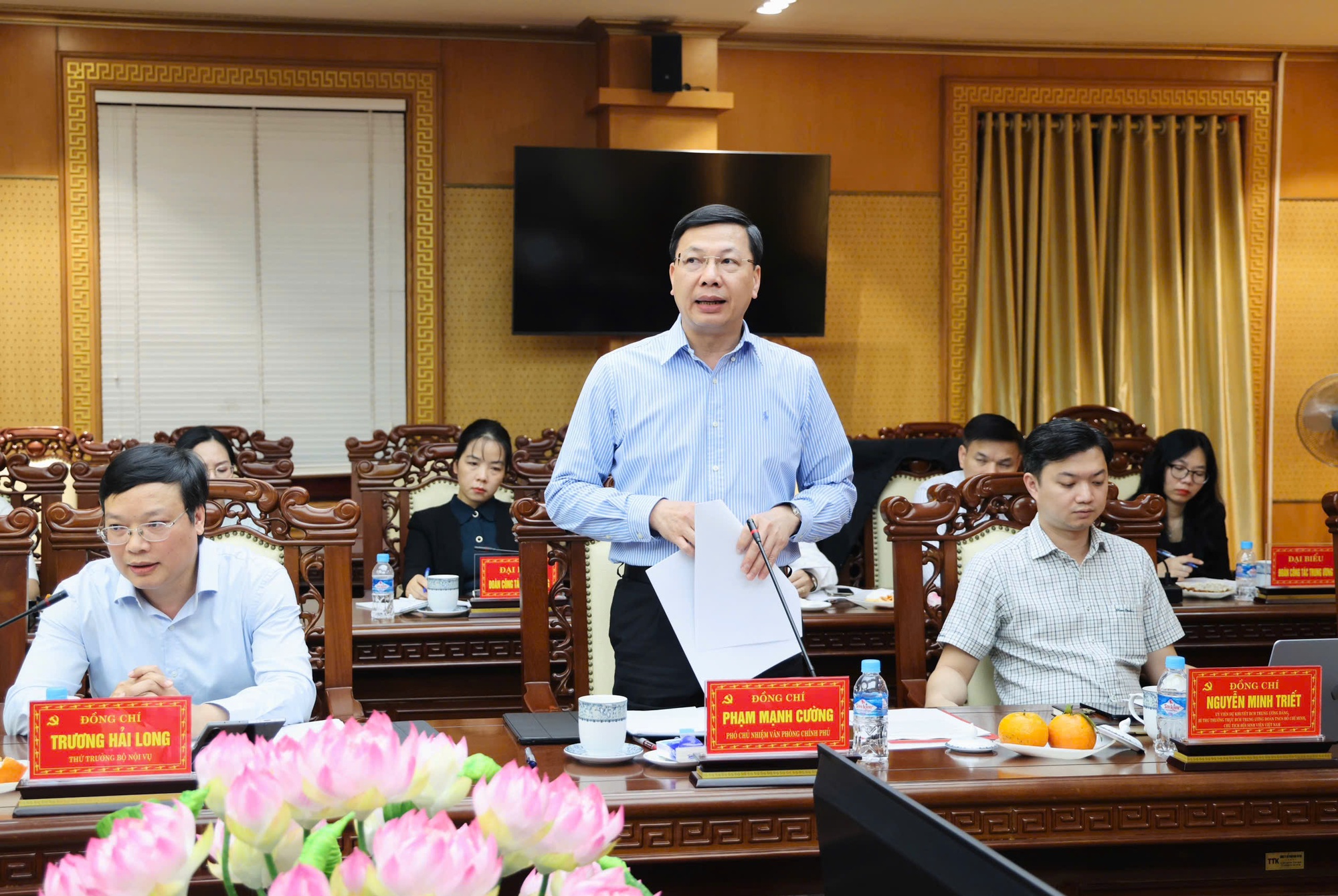 Phó Thủ tướng Phạm Thị Thanh Trà làm việc với Hà Tĩnh về vận hành chính quyền địa phương hai cấp và công tác bầu cử- Ảnh 4.