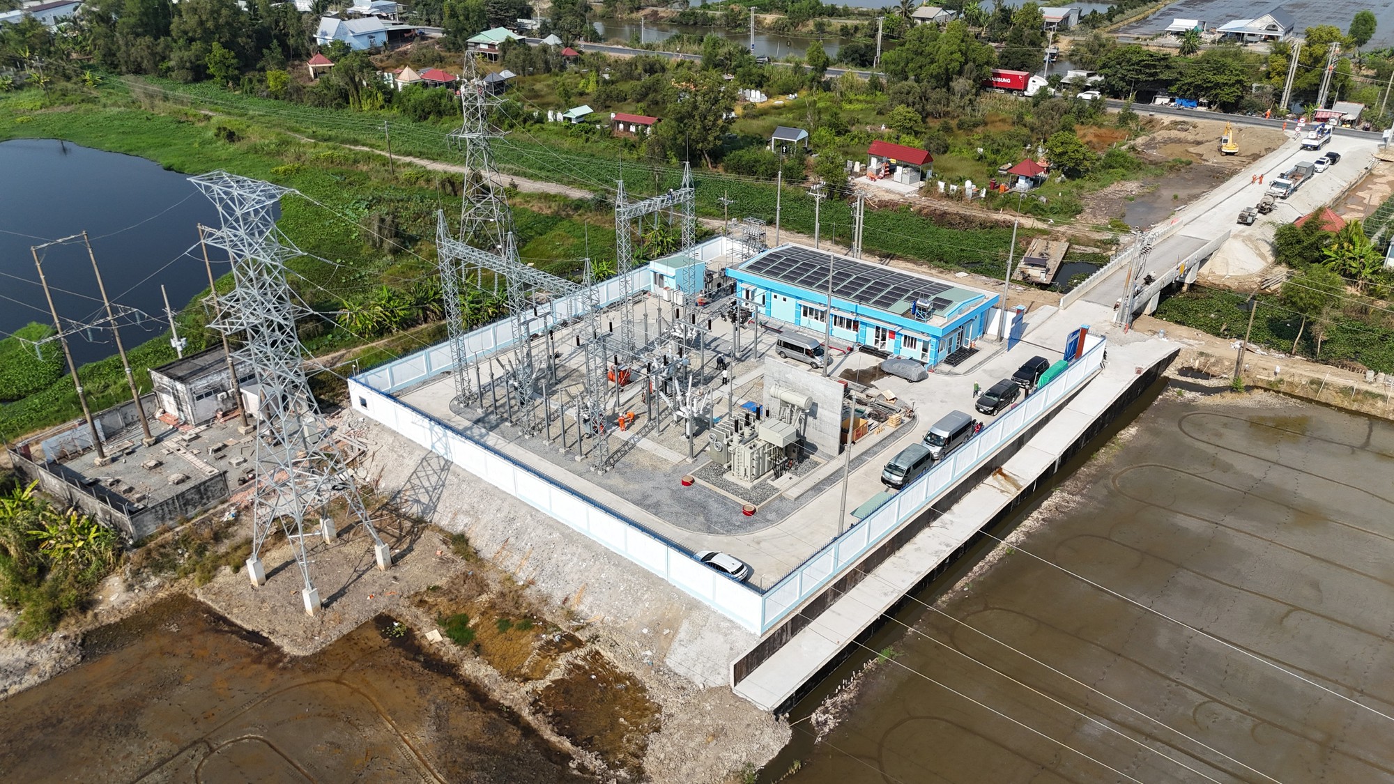 EVNSPC hoàn thành 8 công trình lưới điện 110 kV trong tháng 1/2026- Ảnh 1. EVNSPC hoàn thành 8 công trình lưới điện 110 kV trong tháng 1/2026- Ảnh 1.