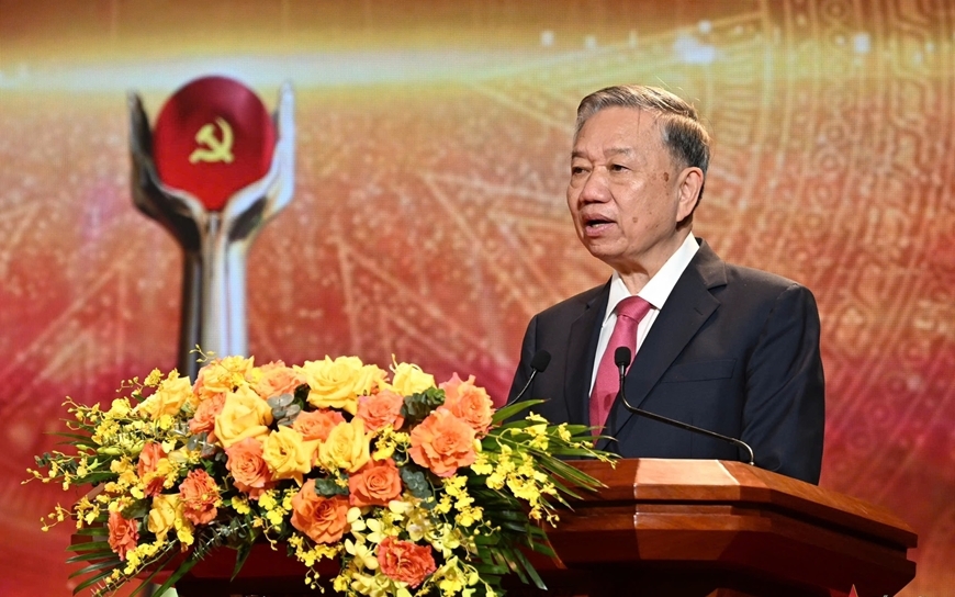 Phát biểu của Tổng Bí thư Tô Lâm tại lễ tuyên dương Bí thư chi bộ xuất sắc và trao giải Búa liềm Vàng