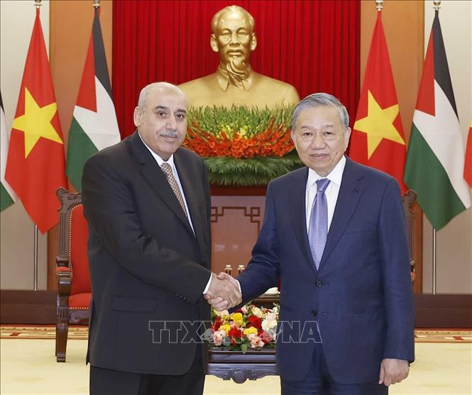 Tổng Bí thư Tô Lâm tiếp Chủ tịch Hạ viện Jordan- Ảnh 1.