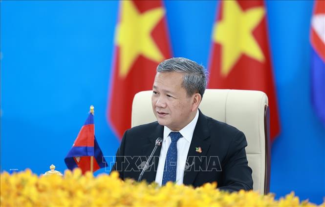 Thủ tướng ba nước Việt Nam - Campuchia - Lào họp triển khai kết quả cuộc gặp giữa người đứng đầu ba Đảng- Ảnh 3.