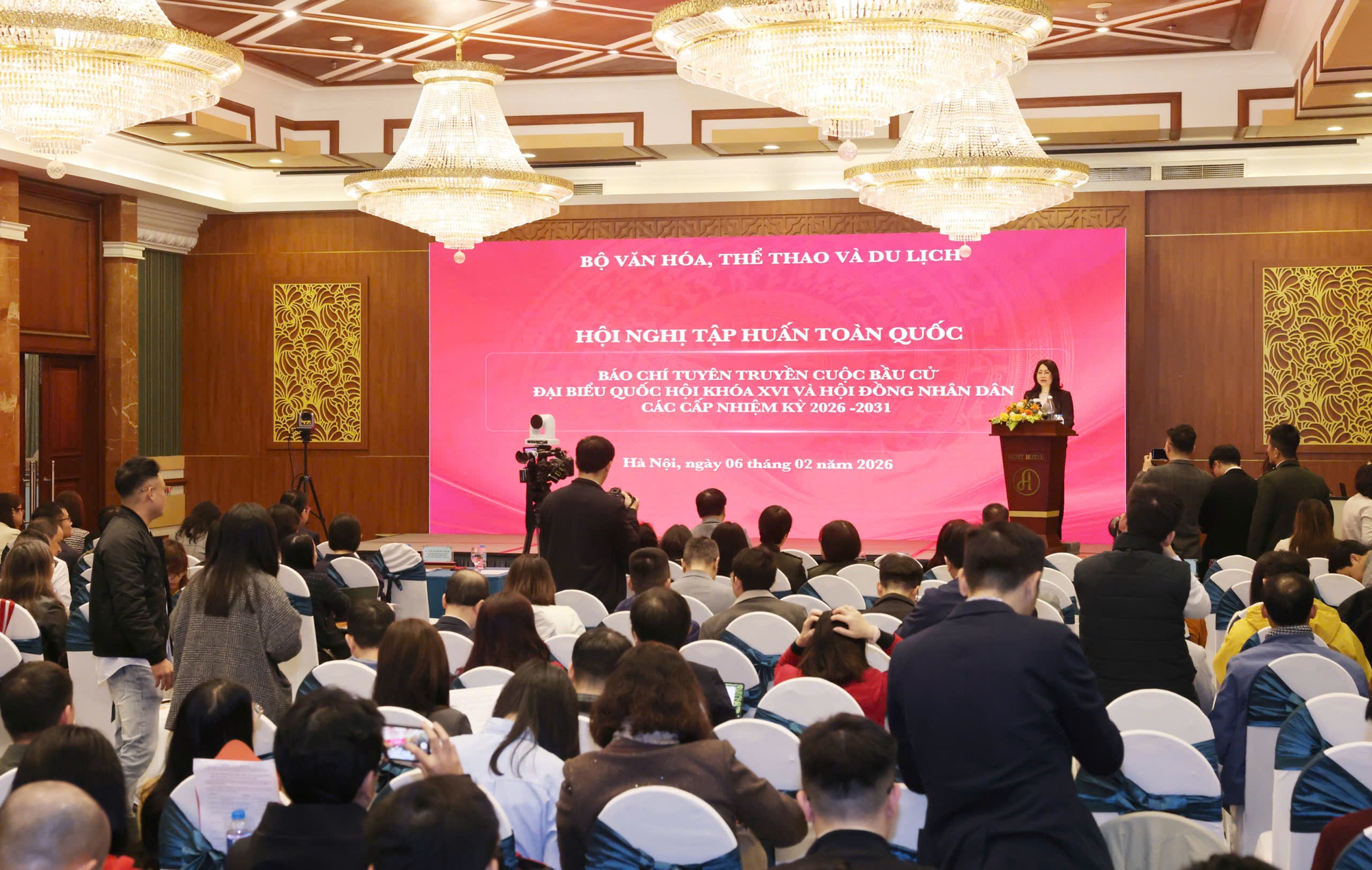 Hơn 1.000 đại biểu dự Tập huấn tuyên truyền về bầu cử Quốc hội khóa XVI và HĐND các cấp nhiệm kỳ 2026-2031- Ảnh 2.