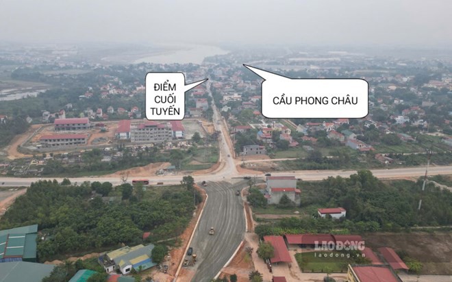 Bổ sung vốn cho Phú Thọ mở rộng đường nối cầu Phong Châu với đường liên vùng