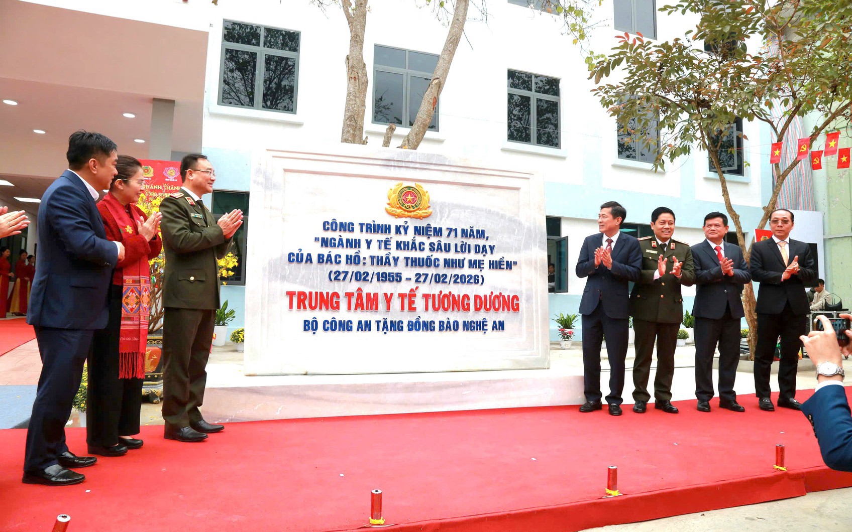 Bộ Công an khánh thành và bàn giao các công trình an sinh xã hội tại Nghệ An