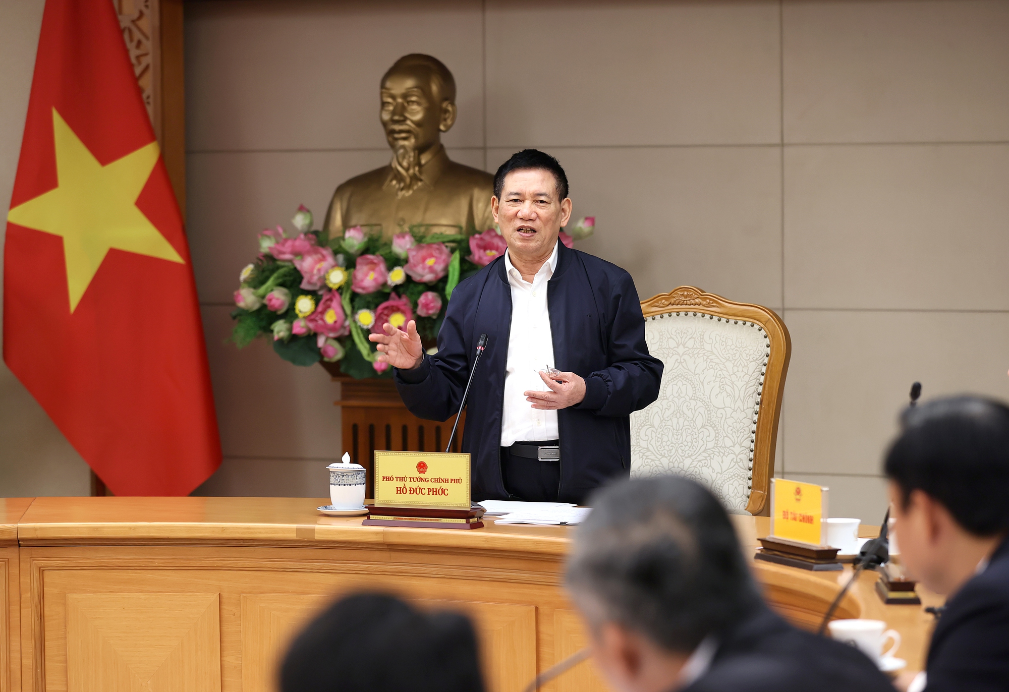 Phó Thủ tướng Hồ Đức Phớc chủ trì cuộc họp cơ cấu lại Tổng công ty Đường sắt Việt Nam- Ảnh 2.