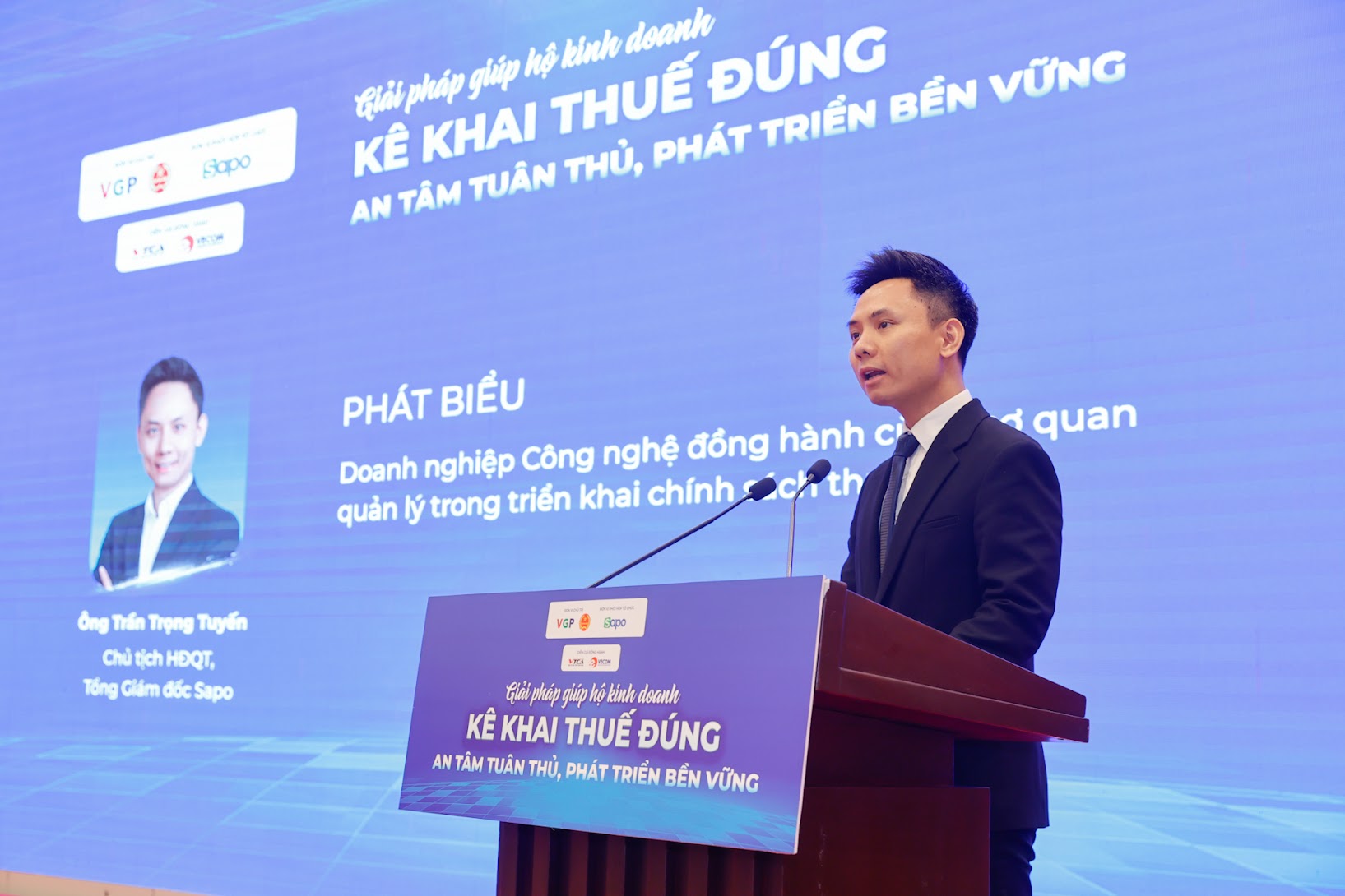 TRỰC TIẾP: Hội thảo 'Giải pháp giúp hộ kinh doanh kê khai thuế đúng, an tâm tuân thủ, phát triển bền vững'- Ảnh 7.