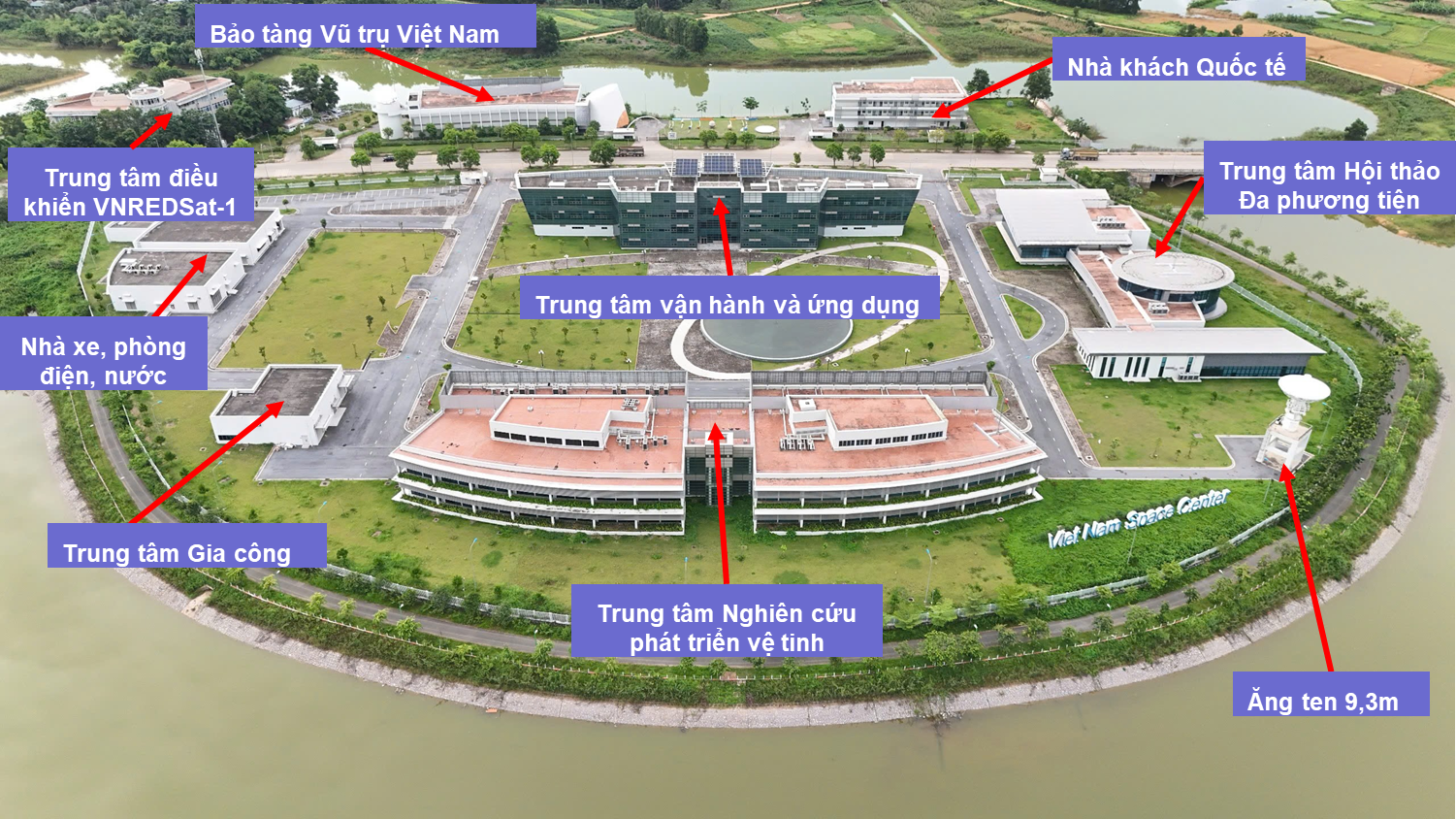 Bên trong Trung tâm Vũ trụ Việt Nam vừa khánh thành tại Hòa Lạc- Ảnh 1.