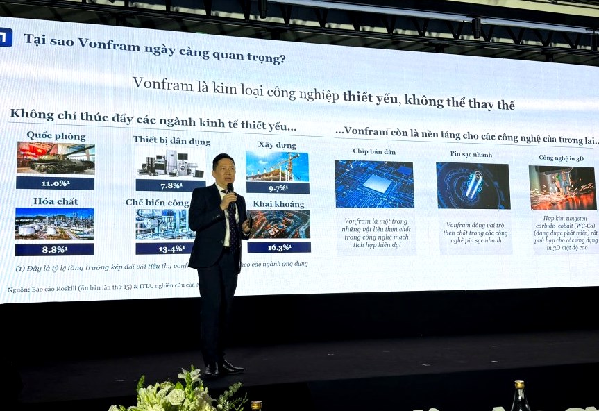 Vonfram Việt Nam và cơ hội tham gia chuỗi cung ứng vật liệu cho kỷ nguyên AI- Ảnh 1.