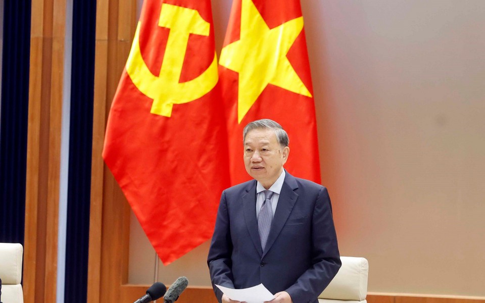 Tổng Bí thư Tô Lâm: Xây dựng thành phố Hải Phòng trở thành trung tâm công nghiệp và cảng biển hiện đại