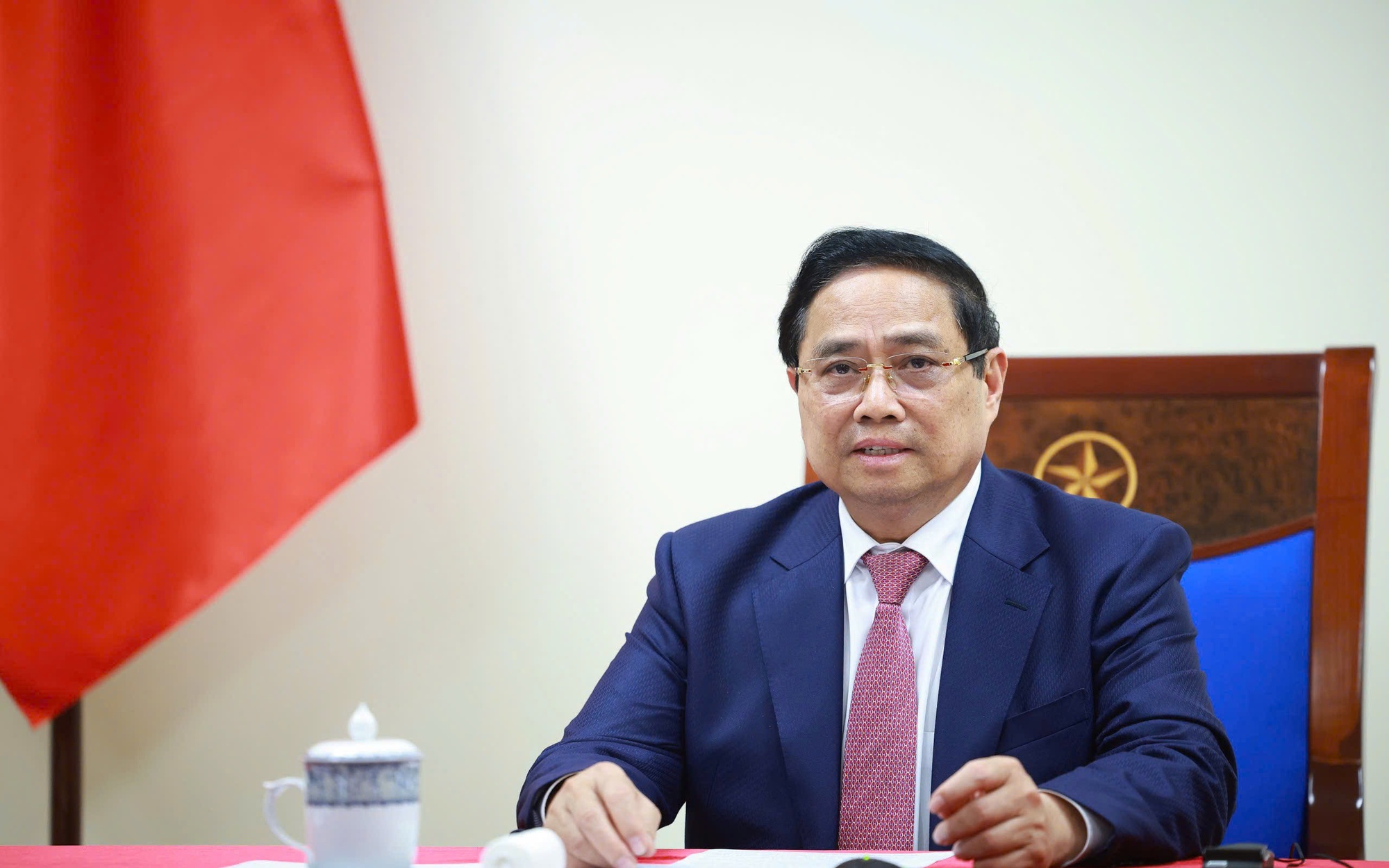 Thủ tướng Phạm Minh Chính điện đàm với Tổng thống Angola, đề nghị hỗ trợ thêm về cung cấp dầu thô và khí đốt