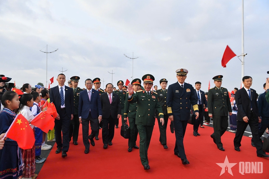 Đại tướng Phan Văn Giang-Bộ trưởng Bộ Quốc phòng dự các hoạt động giao lưu quốc phòng tại Trung Quốc- Ảnh 1.