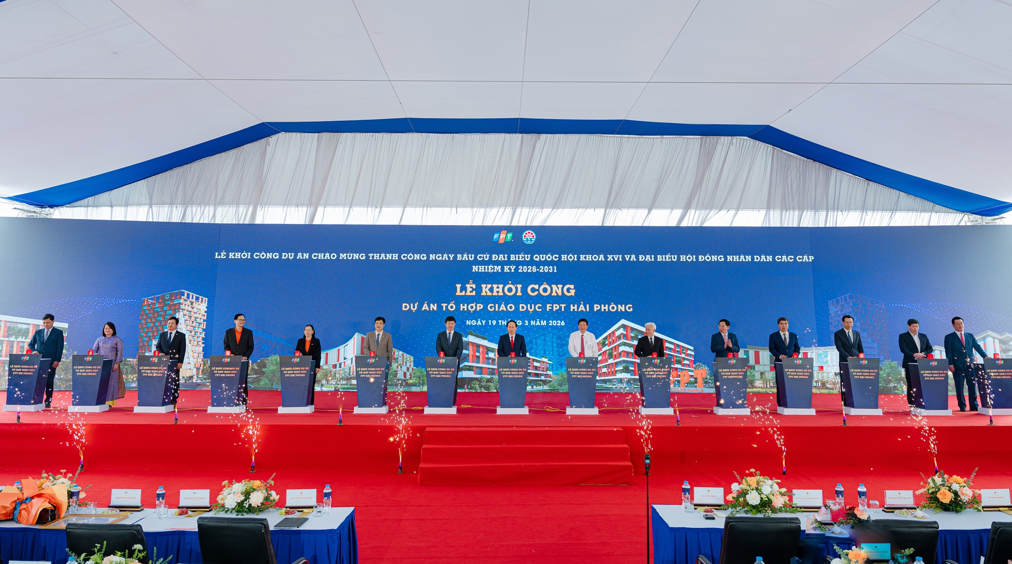 FPT khởi công tổ hợp giáo dục quy mô 5.800 học sinh tại Hải Phòng- Ảnh 1.