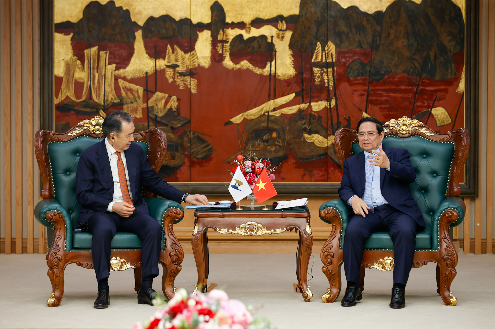 Thủ tướng Phạm Minh Chính tiếp Chủ tịch Hội đồng Ủy ban Kinh tế Á-Âu- Ảnh 2.