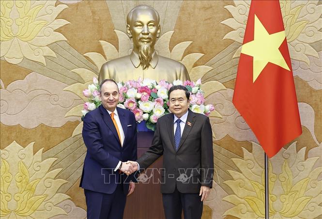 Chủ tịch Quốc hội Trần Thanh Mẫn tiếp Phó Chủ tịch thứ nhất Quốc hội Hy Lạp- Ảnh 1. Chủ tịch Quốc hội Trần Thanh Mẫn tiếp Phó Chủ tịch thứ nhất Quốc hội Hy Lạp- Ảnh 1.