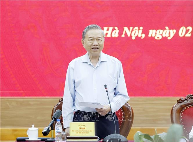 Tổng Bí thư Tô Lâm: Hoàn thiện 'bản thiết kế tổng thể' cho mô hình tăng trưởng kinh tế của Việt Nam đến năm 2045- Ảnh 1.