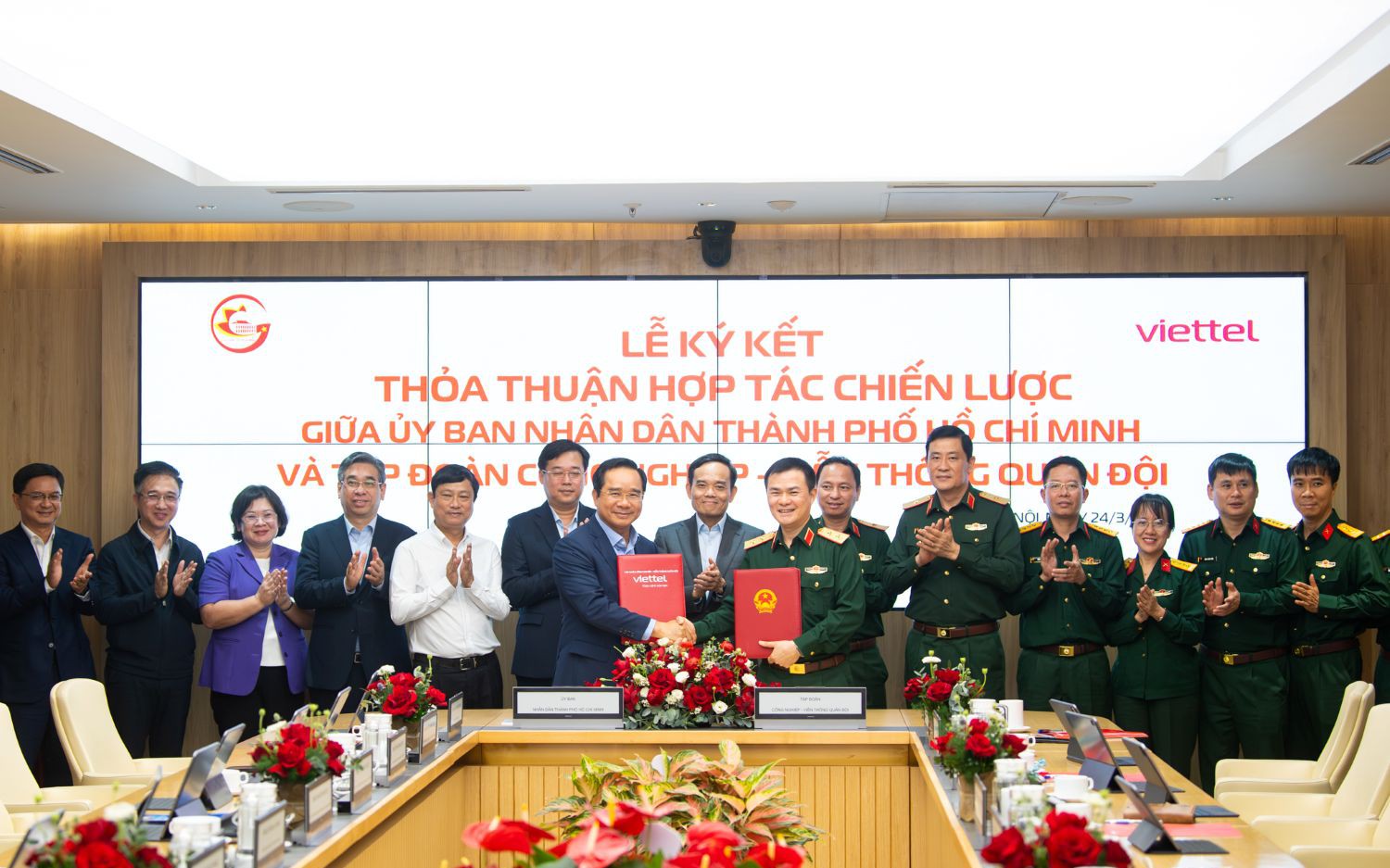 TPHCM ký thỏa thuận hợp tác chiến lược toàn diện với Tập đoàn Viettel