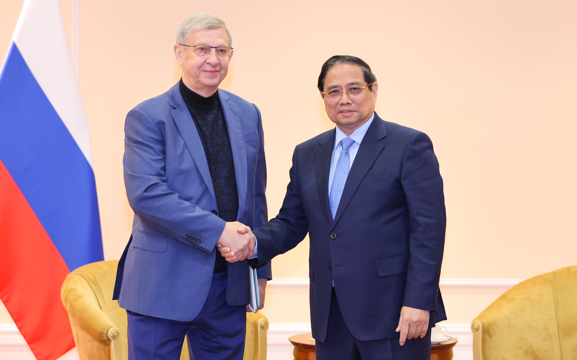 Thủ tướng Phạm Minh Chính hoan nghênh tập đoàn tư nhân lớn nhất Nga đầu tư vào Việt Nam