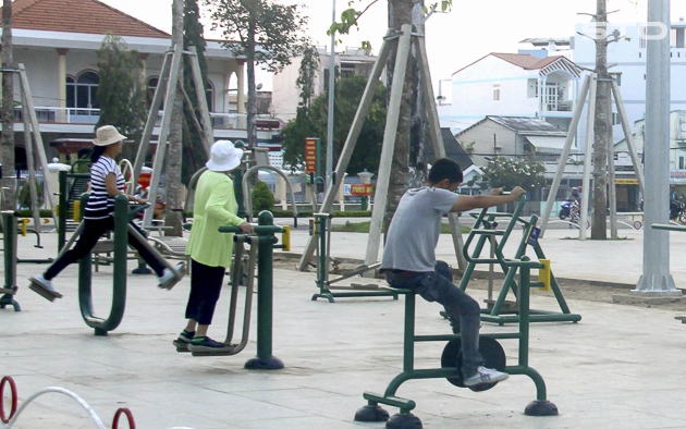 Đề xuất mức hỗ trợ trang bị thiết bị luyện tập thể thao đơn giản tại các khu dân cư