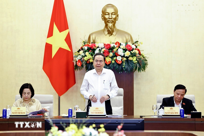 Chủ tịch Quốc hội chủ trì cuộc họp về chuẩn bị Kỳ họp thứ nhất, Quốc hội khóa XVI- Ảnh 1. Chủ tịch Quốc hội chủ trì cuộc họp về chuẩn bị Kỳ họp thứ nhất, Quốc hội khóa XVI- Ảnh 1.