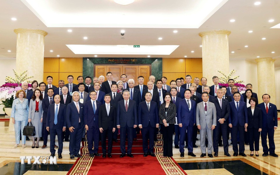 Tổng Bí thư Tô Lâm tiếp lãnh đạo một số tập đoàn quốc tế