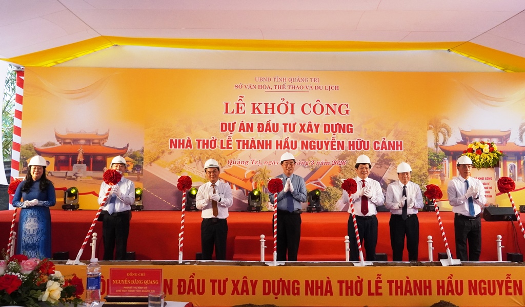 Quảng Trị khởi công xây dựng nhà thờ Lễ Thành hầu Nguyễn Hữu Cảnh- Ảnh 2.