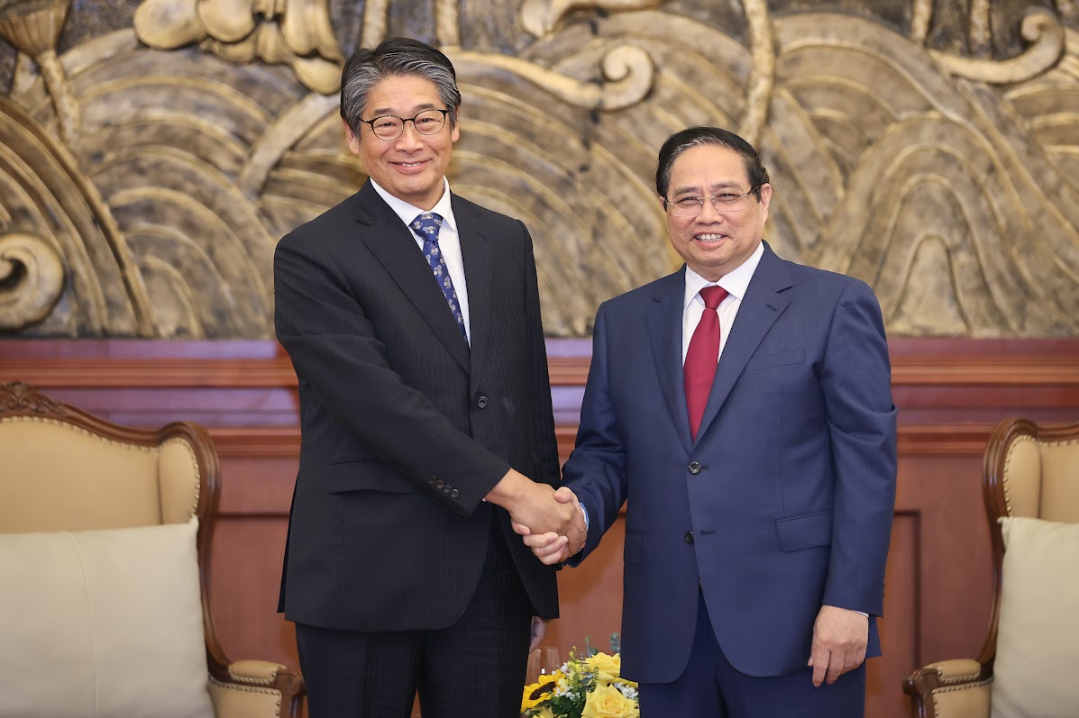Thủ tướng Phạm Minh Chính tiếp Đại sứ Nhật Bản tại Việt Nam- Ảnh 1.