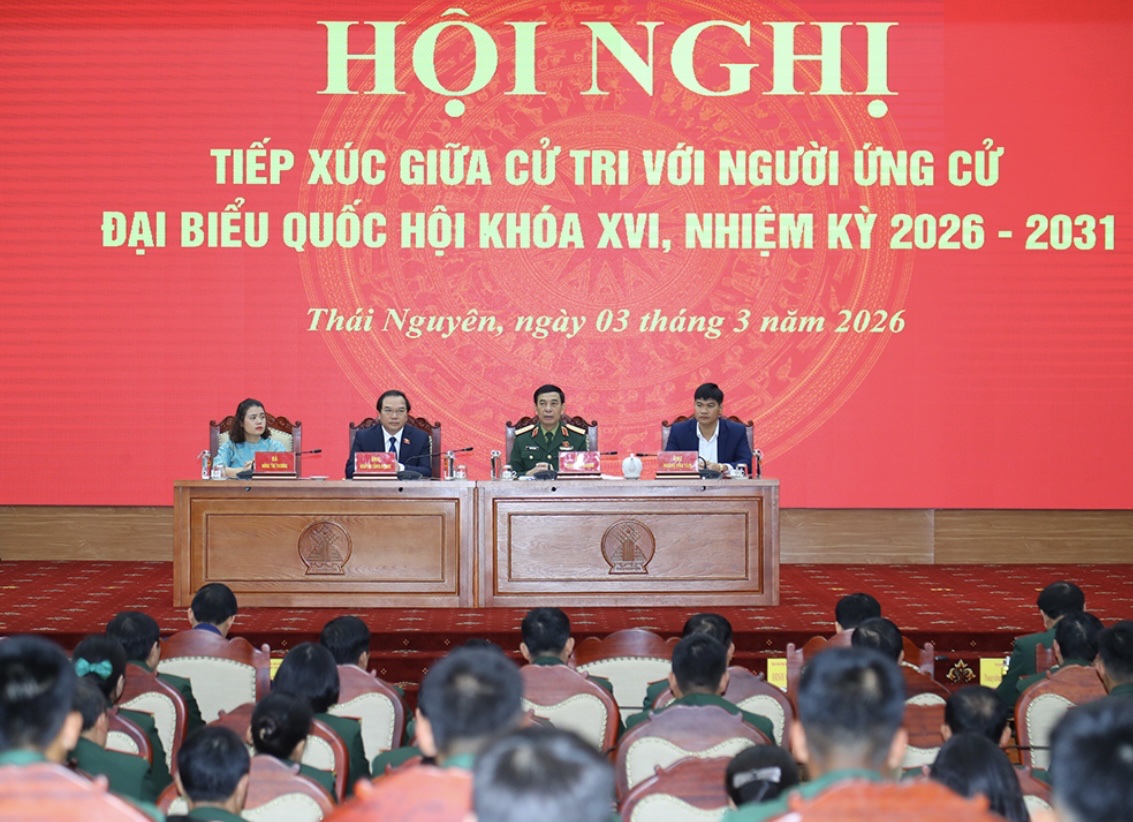 Đại tướng Phan Văn Giang tiếp xúc cử tri tại tỉnh Thái Nguyên- Ảnh 2.
