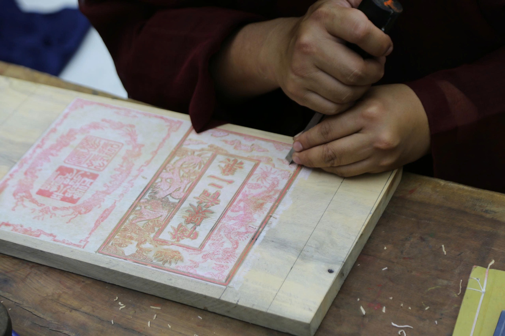 Đầu Xuân thưởng lãm Châu phê, trải nghiệm lưu dấu Mộc bản- Ảnh 2.