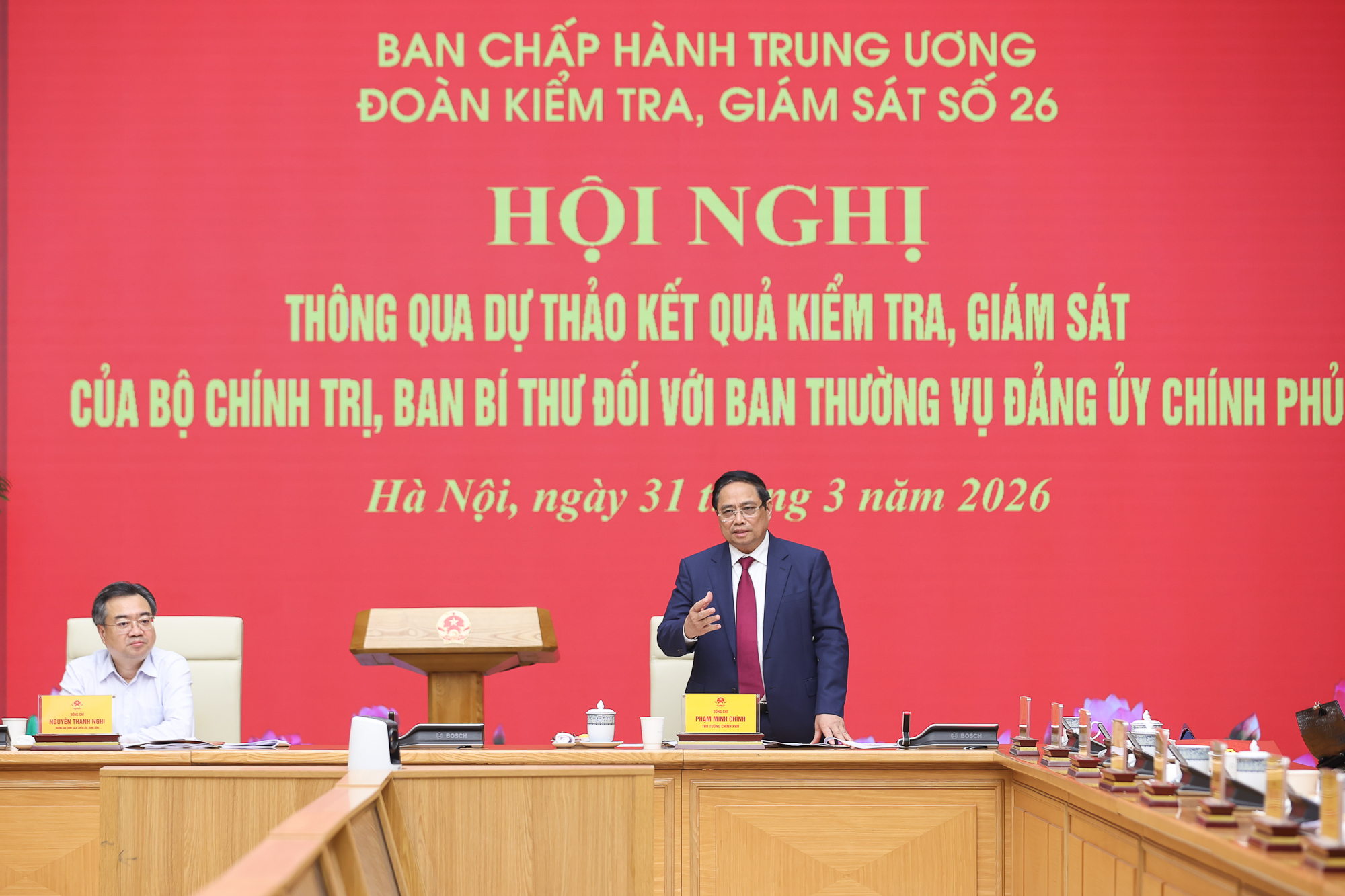 Thông qua Báo cáo kiểm tra, giám sát của Bộ Chính trị, Ban Bí thư đối với Ban Thường vụ Đảng ủy Chính phủ- Ảnh 3. Thông qua Báo cáo kiểm tra, giám sát của Bộ Chính trị, Ban Bí thư đối với Ban Thường vụ Đảng ủy Chính phủ- Ảnh 3.