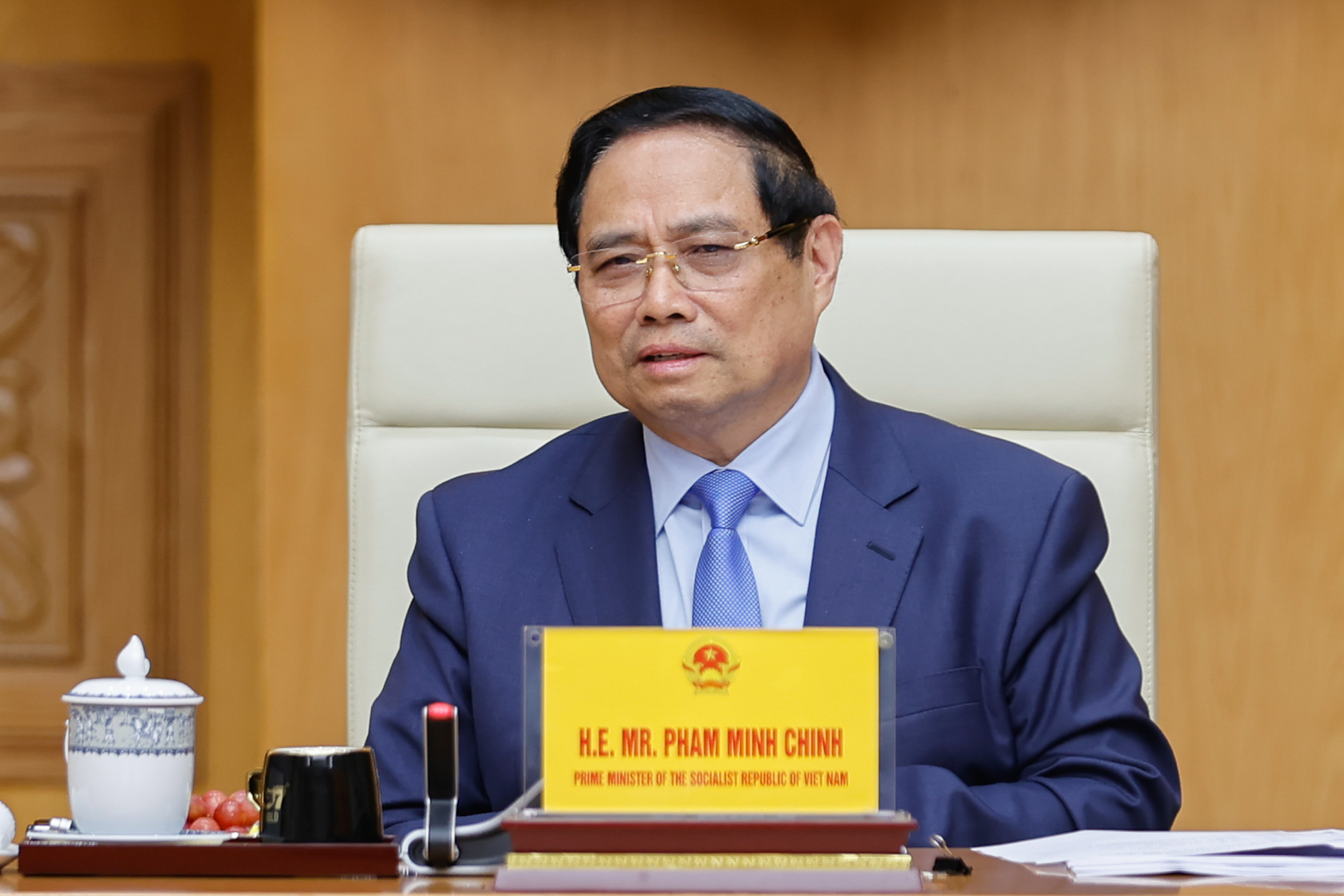 Thủ tướng Chính phủ Phạm Minh Chính tiếp các Đại sứ, Đại biện EU tại Việt Nam- Ảnh 6.