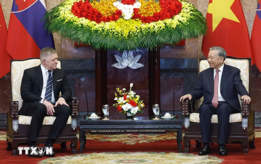 Tổng Bí thư, Chủ tịch nước Tô Lâm tiếp Thủ tướng Cộng hòa Slovakia- Ảnh 2.