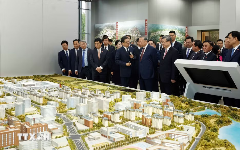 Tổng Bí thư, Chủ tịch nước Tô Lâm thăm Khu mới Hùng An, tỉnh Hà Bắc (Trung Quốc)