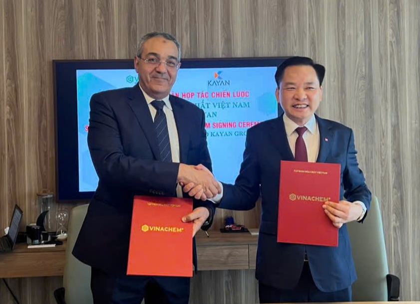 Tập đoàn Hóa chất Việt Nam hợp tác Kayan for International Trade đảm bảo an ninh nguyên liệu phân bón- Ảnh 1.