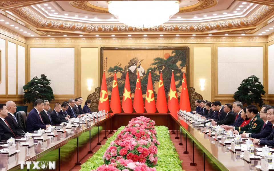 Tổng Bí thư, Chủ tịch nước Tô Lâm hội đàm với Tổng Bí thư, Chủ tịch Trung Quốc Tập Cận Bình