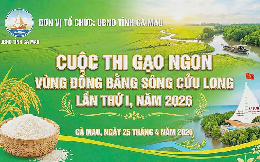 Cà Mau tổ chức Cuộc thi Gạo ngon vùng ĐBSCL lần thứ I năm 2026