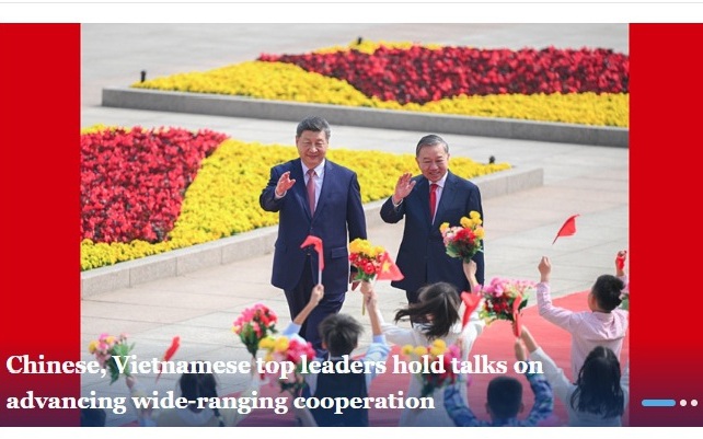 Nhiều hãng thông tấn quốc tế đưa tin về chuyến thăm Trung Quốc của Tổng Bí thư, Chủ tịch nước Tô Lâm