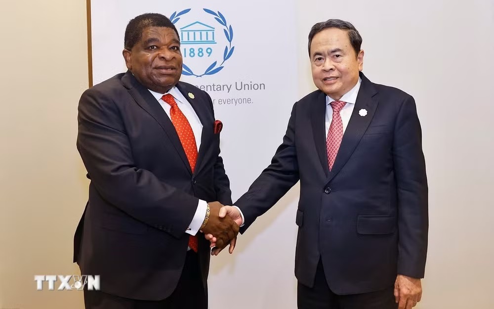 Chủ tịch Quốc hội Trần Thanh Mẫn gặp Tổng Thư ký IPU Martin Chungong