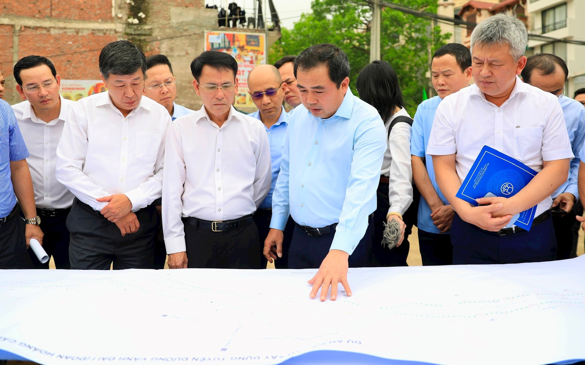 Bí thư Thành ủy Hà Nội Trần Đức Thắng kiểm tra tiến độ các dự án, công trình trọng điểm trên địa bàn Thủ đô